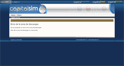 Desktop Screenshot of descargas.capitalsim.net