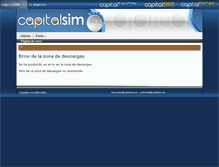 Tablet Screenshot of descargas.capitalsim.net